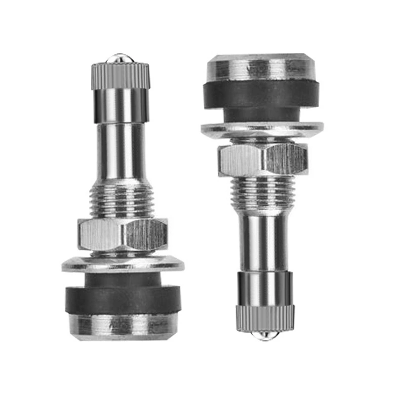 TR416 Chrome Metal Tubeless Clamp In Valve Stem